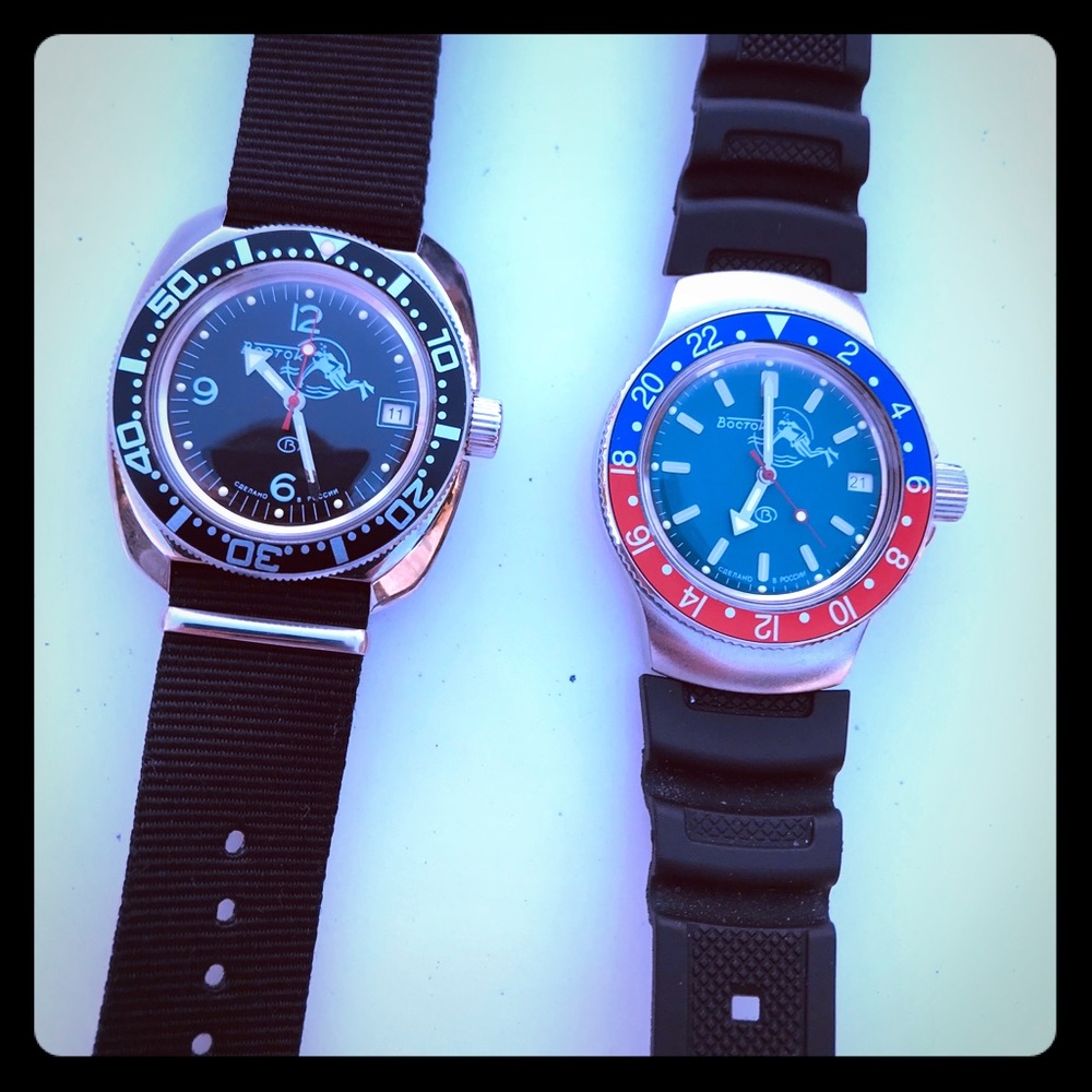 Vostok amphibia divers
